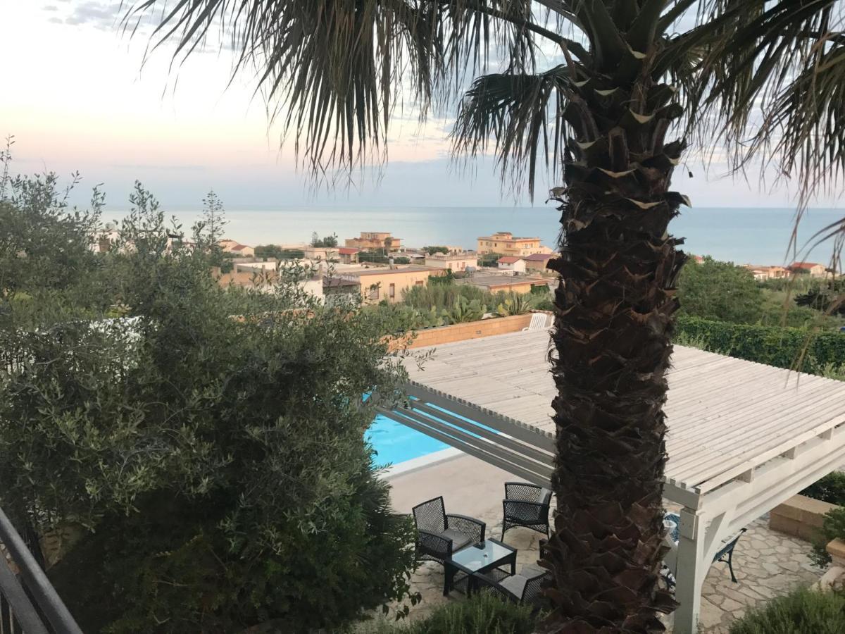 Villa Ceni - Appartamenti Con Camere, Cucina, Wc E Terrazza Sul Mare In Villa Con Piscina, Giardino E Parcheggio Маринелла-ді-Селінунте Екстер'єр фото