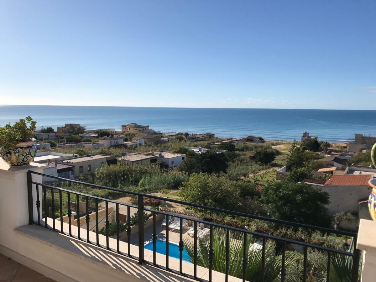 Villa Ceni - Appartamenti Con Camere, Cucina, Wc E Terrazza Sul Mare In Villa Con Piscina, Giardino E Parcheggio Маринелла-ді-Селінунте Екстер'єр фото